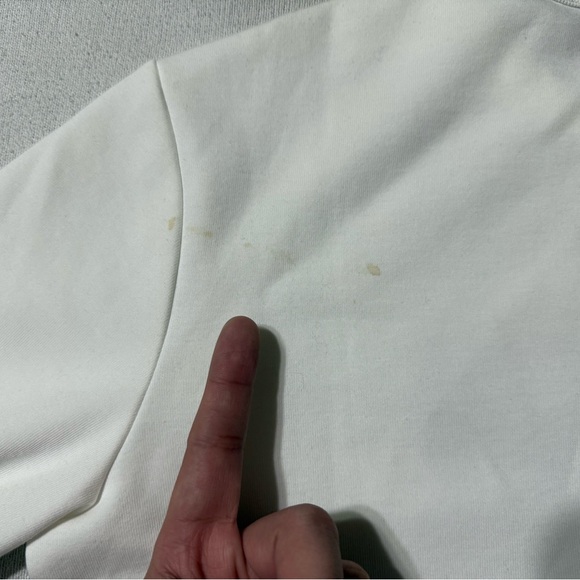 Polo Ralph Lauren Spell Out Print Pullover White Sweater Men's Small - Picture 6 of 8